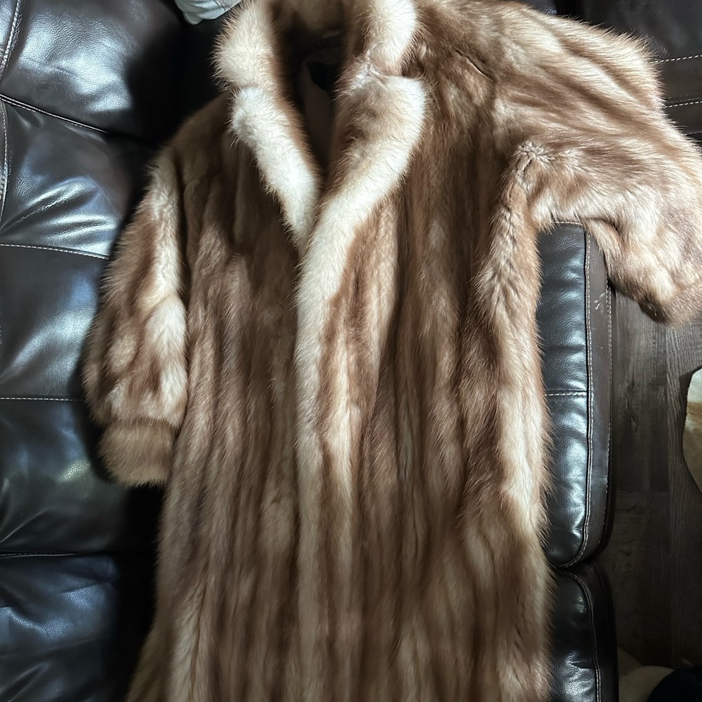 L magnin fur coat. No wear